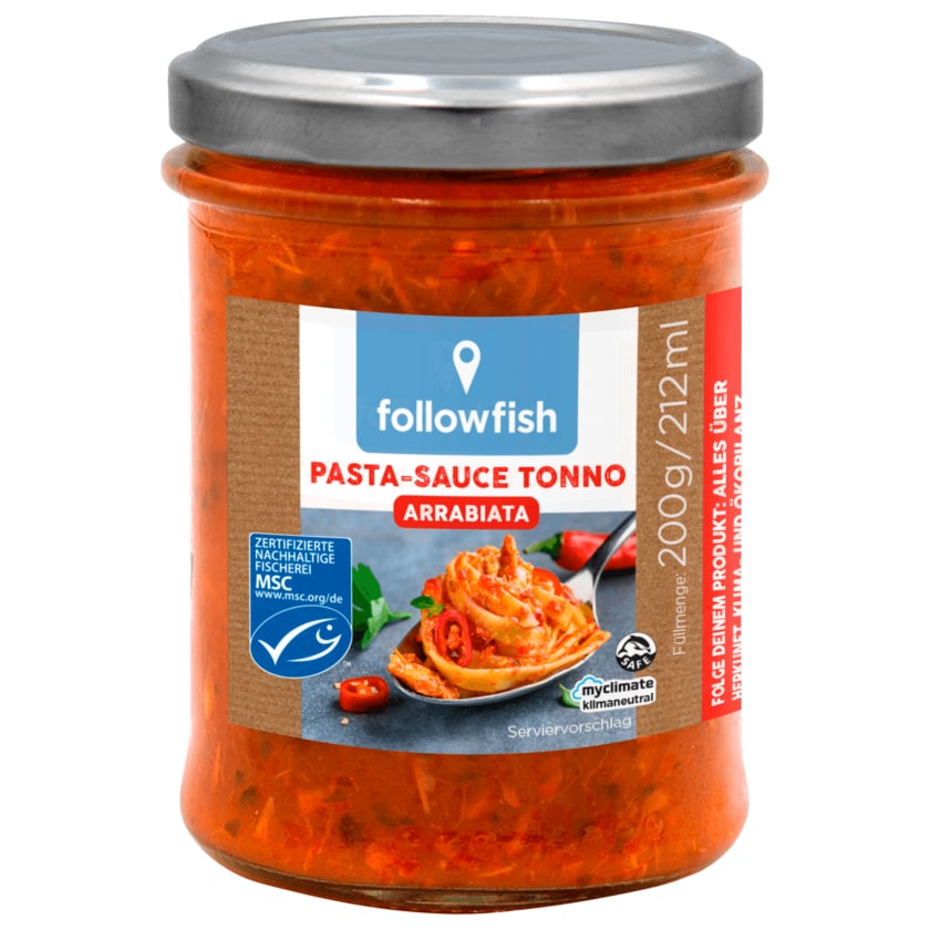 Followfish Pasta-Sauce Tonno Arrabiata 200g